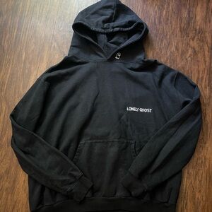 Lonely Ghost Black Hoodie